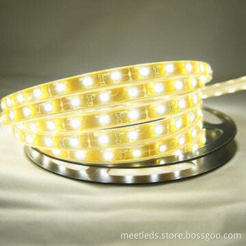 Pure White SMD3528 IP68 Waterproof Flexible LED Strip, 60 LEDs Per Meter, 12V DC